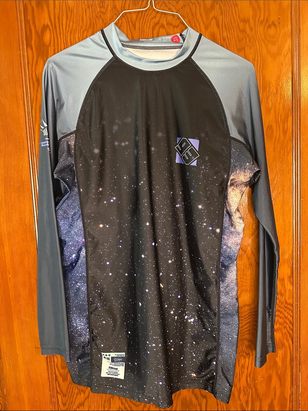 93 BRAND JIUJITSU BJJ RASHGUARD Galaxy Cosmo Print Long Sleeve
